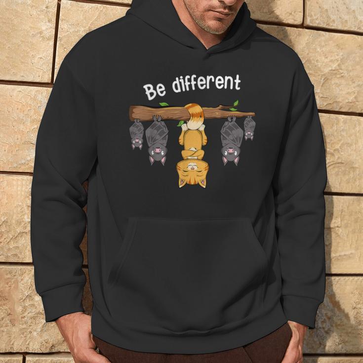 Be Different Cat Kapuzenpullover Lebensstil