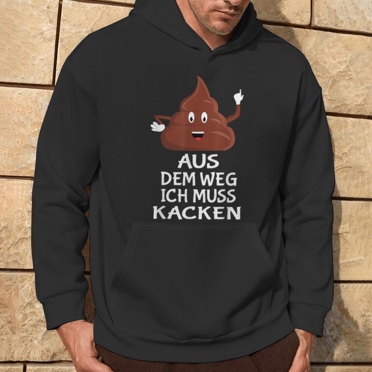 Furzen Pupsen Aus Dem Weg Ich Muss Kacken Kapuzenpullover Lebensstil