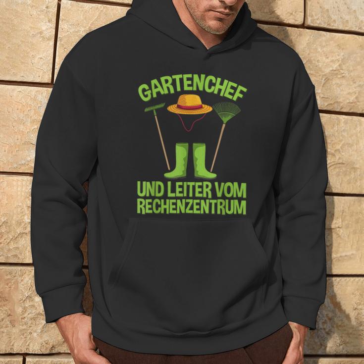 Gartenchef Und Leiterom Rechenzentrum Hobbygärtner Garten Kapuzenpullover Lebensstil