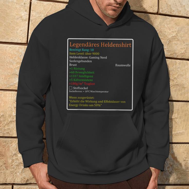 For Gamers And Mmo Rpg Nerds Legendary Heroes Kapuzenpullover Lebensstil