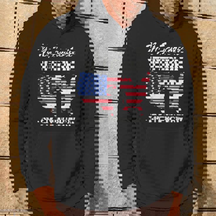 Grandpa Veterans Day My Favorite Veteran Is My Paw Paw Hoodie Lifestyle
