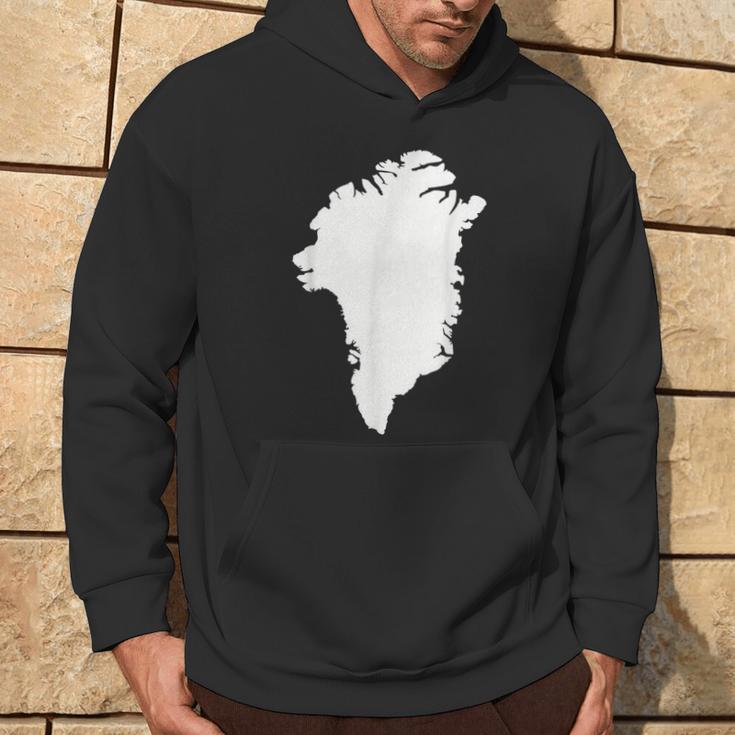 Greenland Map Kapuzenpullover Lebensstil