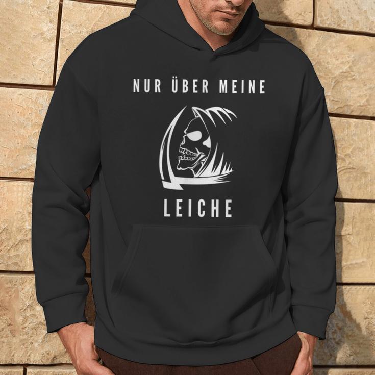 Grim Reaper Idea Skeleton Death Nur Über Meine Leiche Kapuzenpullover Lebensstil