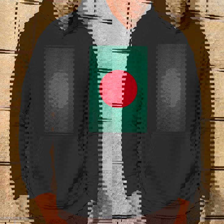 Grunge Bangladesh Flag South Asia Dhaka Bangladeshi Felpa con cappuccio Estilo de vida