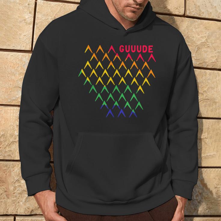 Gude Abbelwoiglas Bembel Pattern Hessen Äppler Lgbt Pride Kapuzenpullover Lebensstil