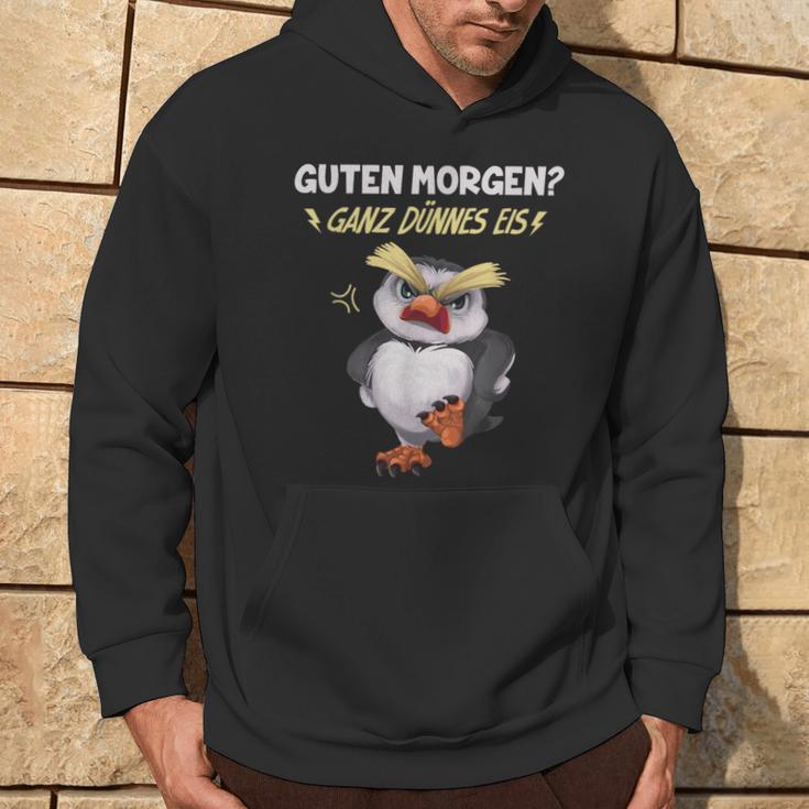 Guten Morgen Ganz Dünnes Eis Penguin Kapuzenpullover Lebensstil