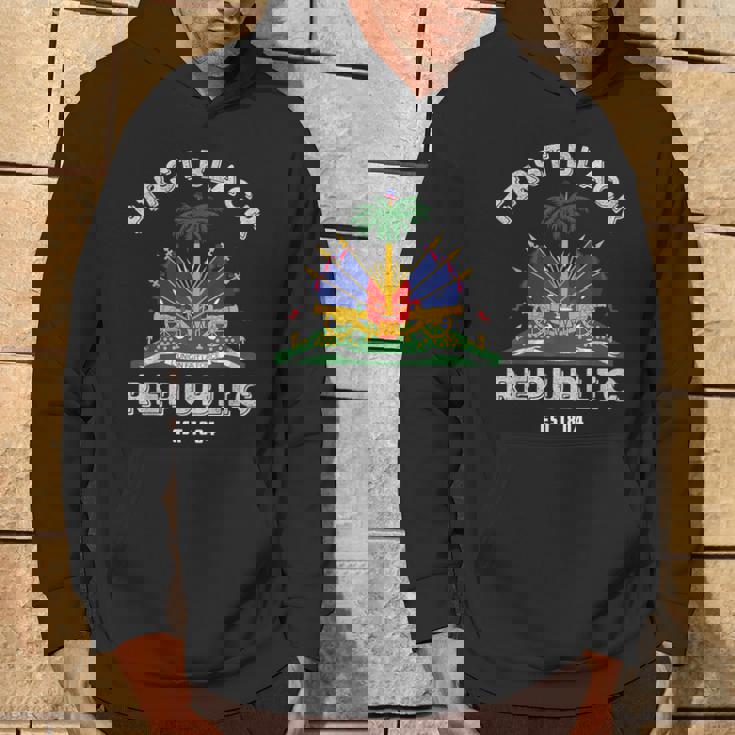 Haiti First Black Republic Since 1804 Haitian Flag Day Hoodie Lifestyle