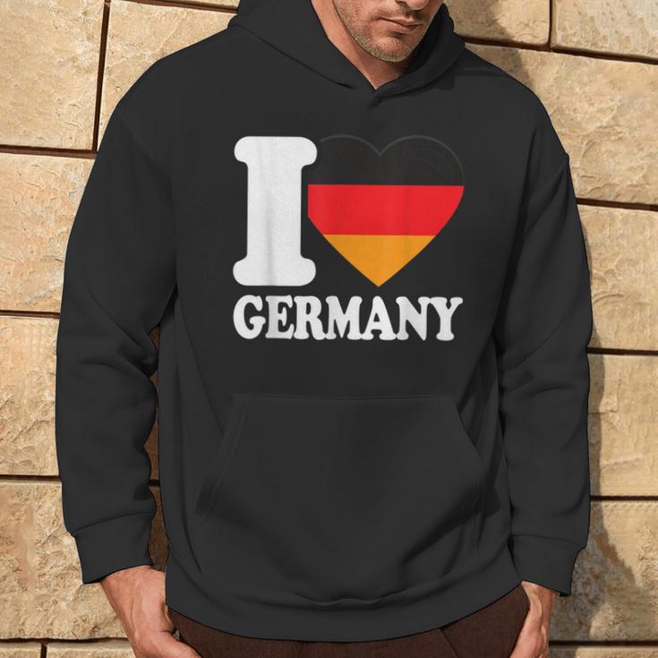 With I Heart Deutschland I Heart Germany Germany Flag Kapuzenpullover Lebensstil