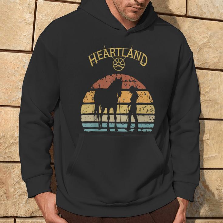 Heartland Retrointage Sunset Kapuzenpullover Lebensstil