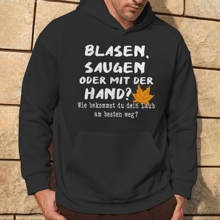 Hobby Gardener Blasgen Sugen Oder Mit Der Hand Kapuzenpullover Lebensstil