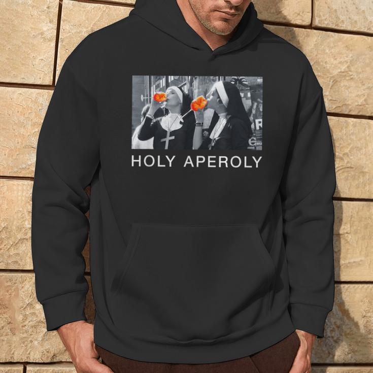 Holy Aperoly X Nunnen Christi Spritz Aperollin Fun Aperoli Kapuzenpullover Lebensstil