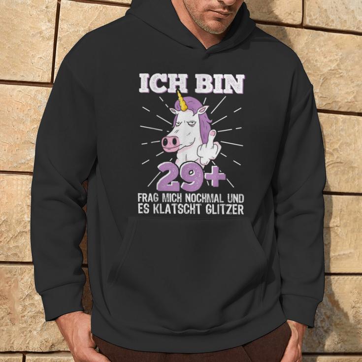 'Ich Bin 29 Mittelfinger 30 Years Old' Kapuzenpullover Lebensstil