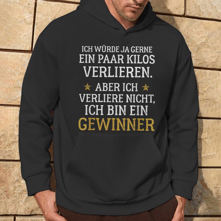 Ich Bin Ein Winner Diet Lose Weight Nutrition Kapuzenpullover Lebensstil