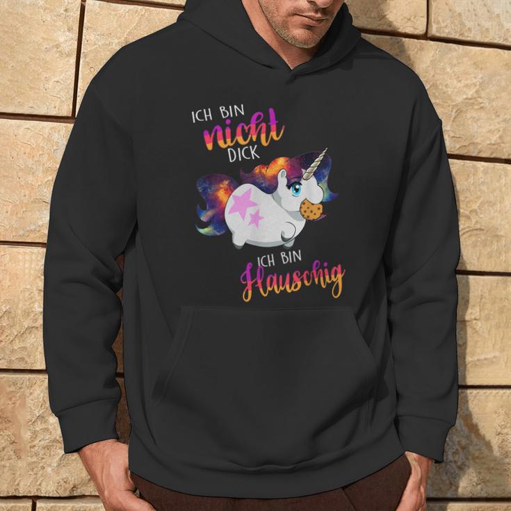 Ich Bin Nicht Dick Sondern Fluffy Thick Unicorn Kapuzenpullover Lebensstil