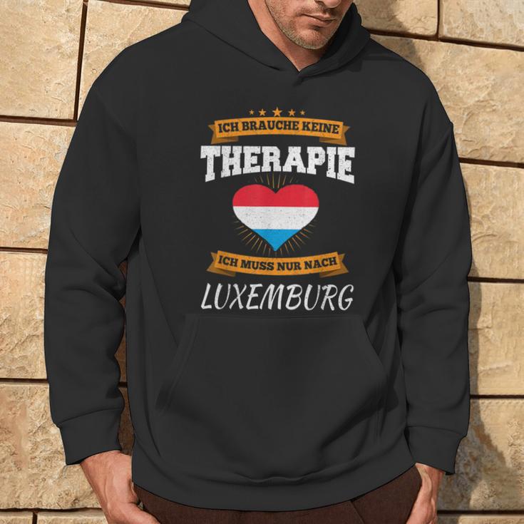 Ich Brauche Keine Therapie Ich Muss Nur Nach Luxembourg Kapuzenpullover Lebensstil