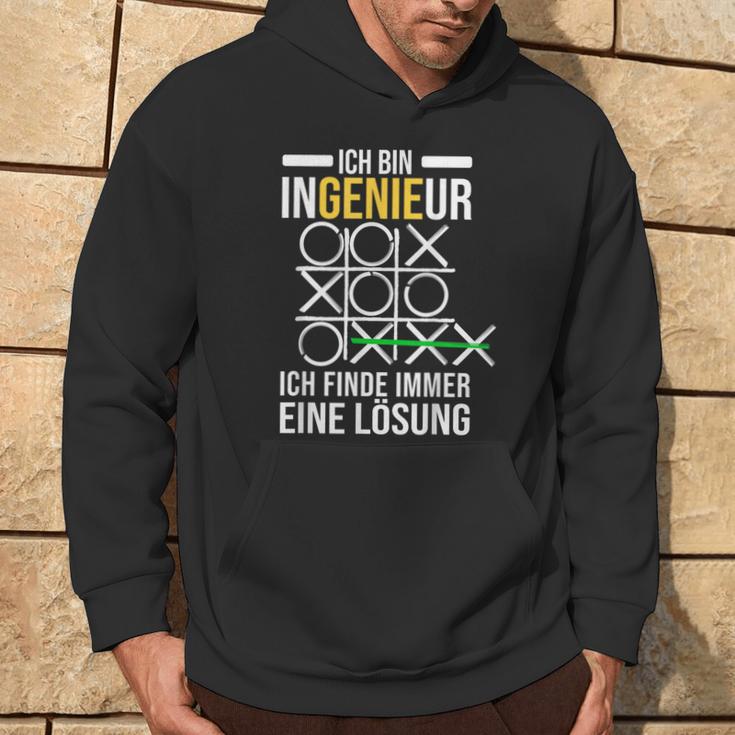 Ich Finde Immer Einer Lösung Problem Genie Diplom Ingenieur Kapuzenpullover Lebensstil