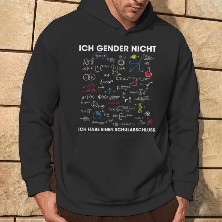 Ich Gender Nicht Ich Habe Einen Schulabschluss Mathematics Kapuzenpullover Lebensstil