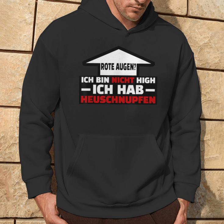 Ich Hab Heuschnupfen Red Eyes Meme Kapuzenpullover Lebensstil