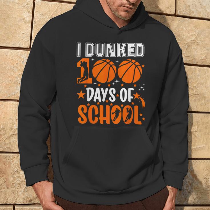 Ich Habe 100 Tage In Der Schule Eingetaucht Basketball 100 Tag Lehrer Kapuzenpullover Lebensstil