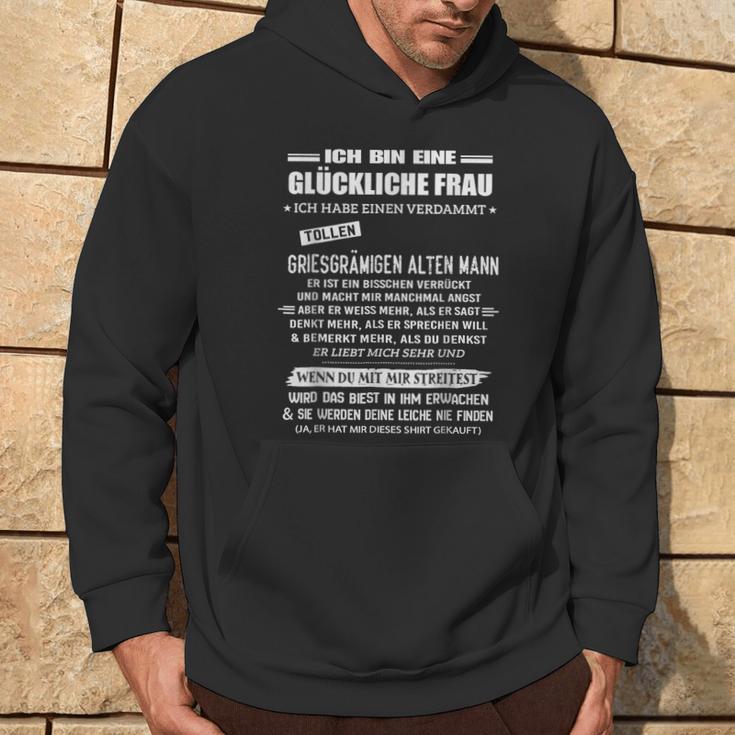 Ich Habe Einenerdammt Lustig Ich Bin Eine Glückliche Frau German Kapuzenpullover Lebensstil