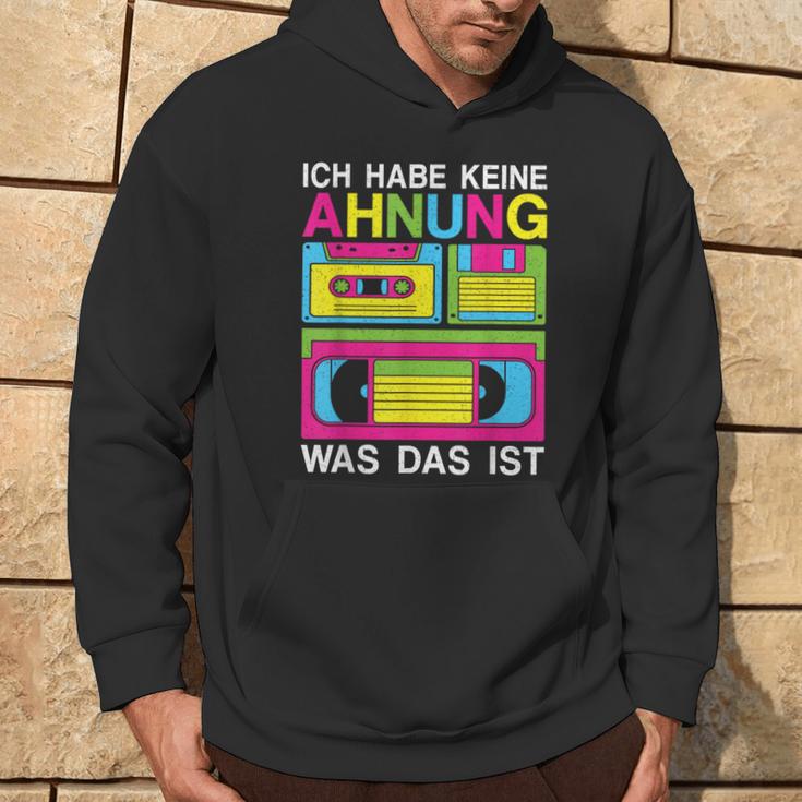 Ich Habe Keine Ahnung Was Das Ist 80S 90S Party Costume Kapuzenpullover Lebensstil