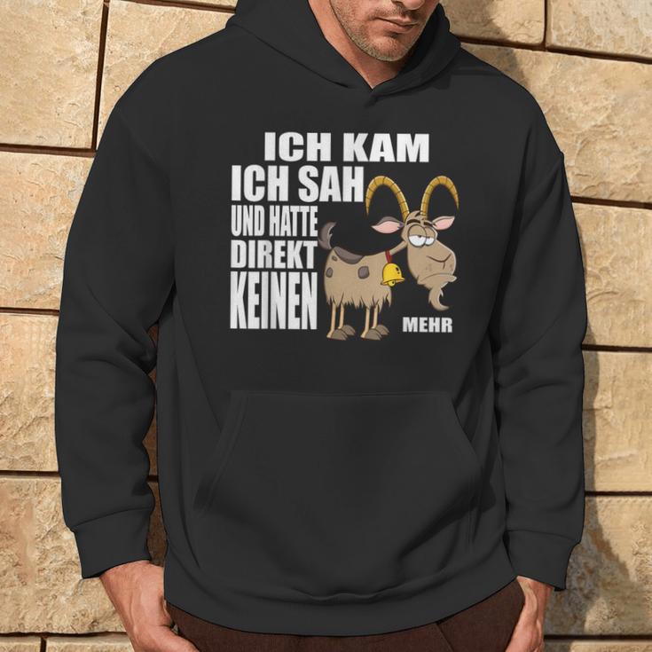 Ich Kam Sah Und Hatte Direkt Kein Bock Mehr Kein Antrieb Kapuzenpullover Lebensstil