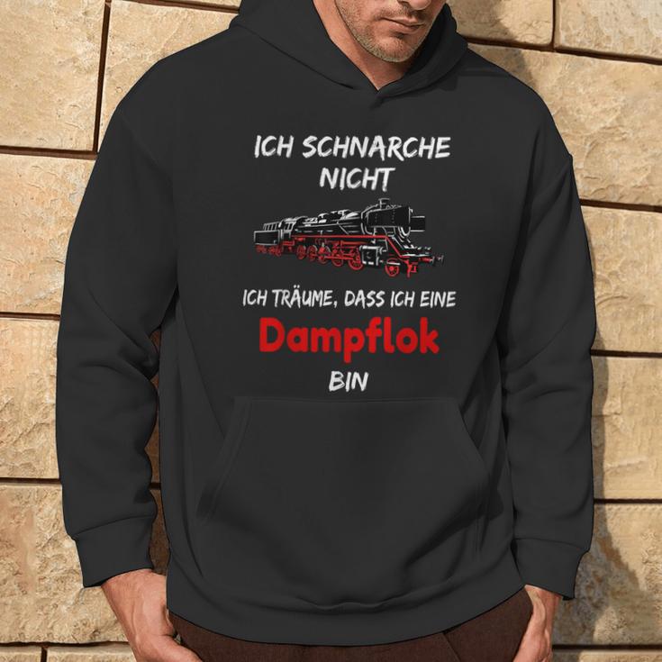 Ich Schnarche Nicht Steam Train Driver Kapuzenpullover Lebensstil