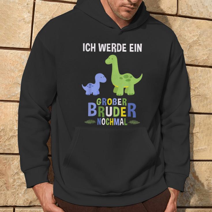 Ich Werde Ein Große Bruder Nochmal Dinosaur Kapuzenpullover Lebensstil