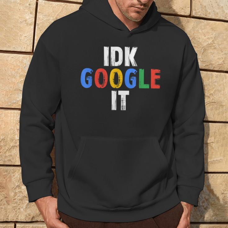 Idk Google Es Kapuzenpullover Lebensstil