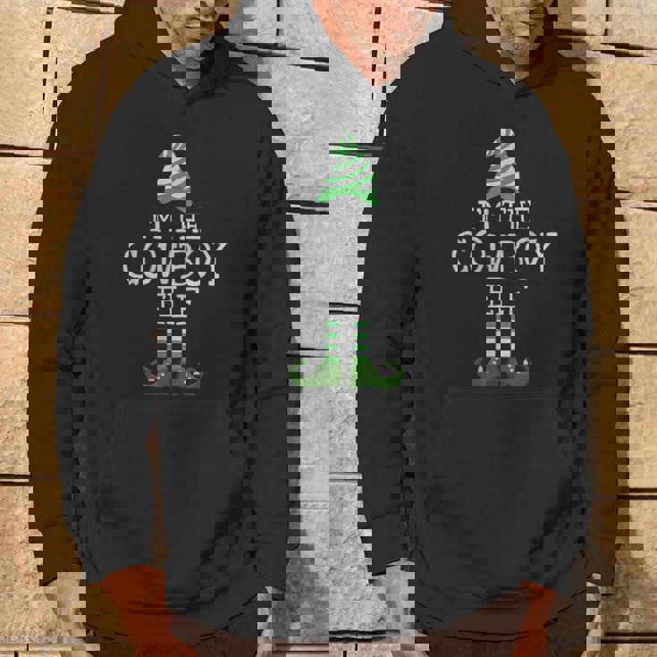 I'm The Cowboy Elf Matching Ugly Christmas Sweater Hoodie Lifestyle