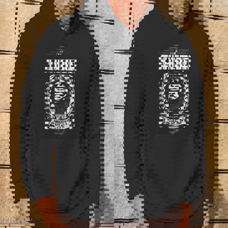 It's A Schneider Thing You Wouldn't Understand Personalized Last Name For Schneider Hoodie Lifestyle