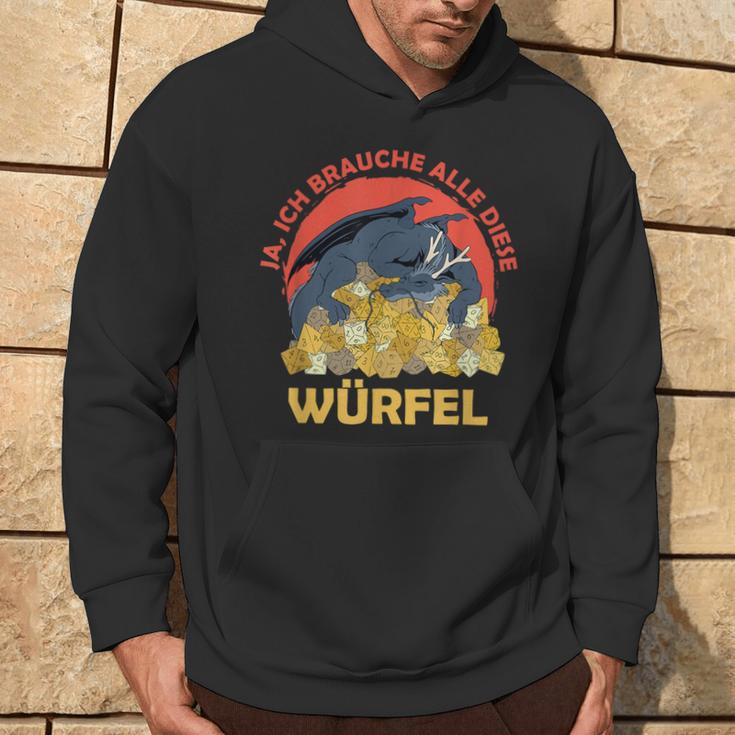 Ja Ich Brauche Alle Diese Würfel Drache Rollenspiel Kapuzenpullover Lebensstil