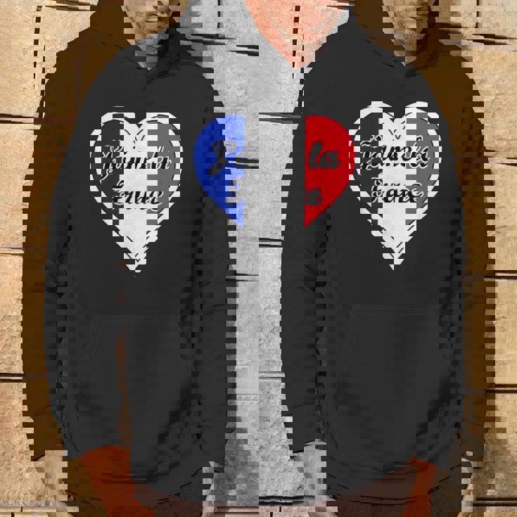 J'aime La France Drapeau J'aime La Culture Française Paris Francaise Sweat à capuche Lifestyle