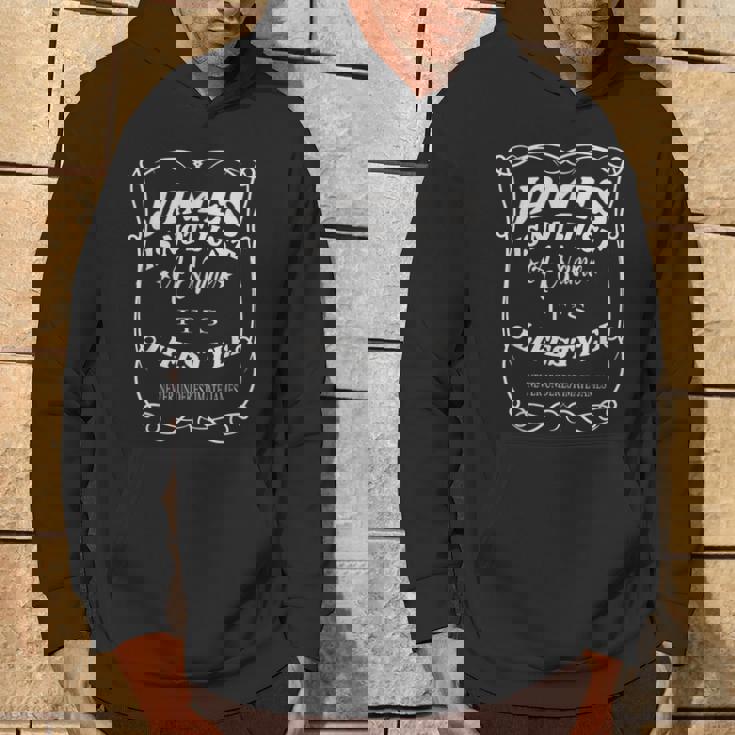 James Is Not Just A Name It's Lifestyle James Felpa con cappuccio Estilo de vida