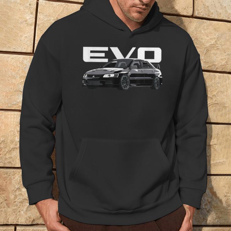 Jdm Car Evo 9 Asphalt Kapuzenpullover Lebensstil