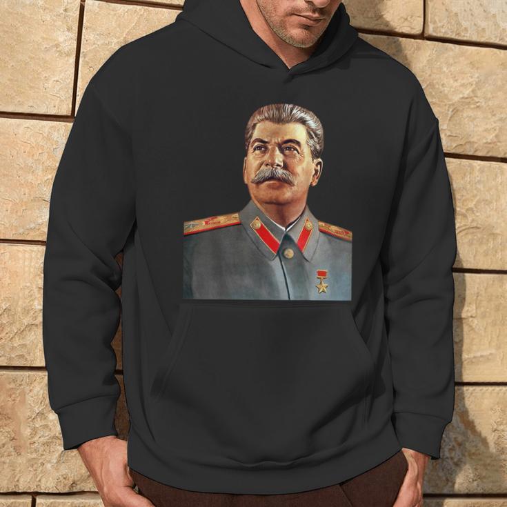 Josef Stalin Colour Portrait Kapuzenpullover Lebensstil