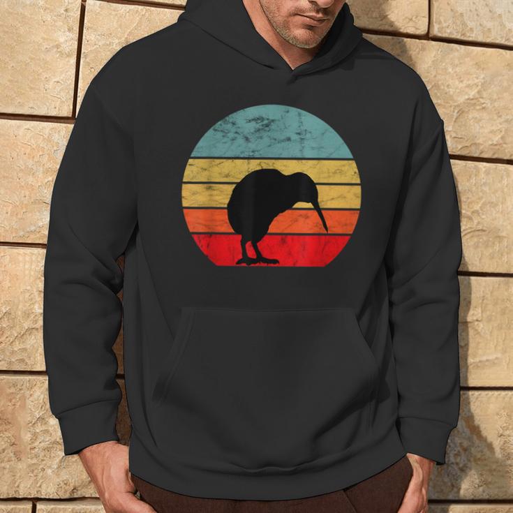 Kiwi Bird Retrointage Sunset New Zealand Animals Kiwi Bird S Kapuzenpullover Lebensstil