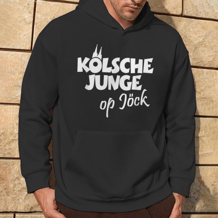 Kölsche Junge Op Jöck Kölner Unterwegs Cologne Kapuzenpullover Lebensstil