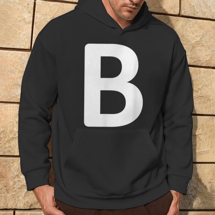 Letter B Kapuzenpullover Lebensstil