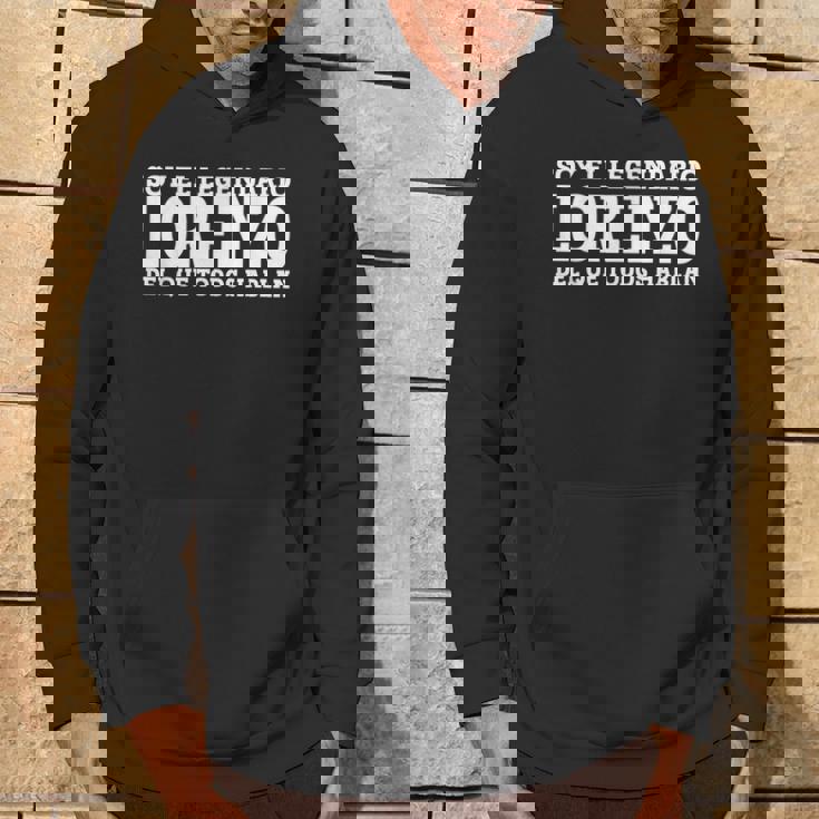 Lorenzo Nombre Gracioso Diciendo Lorenzo Sudadera Estilo de vida