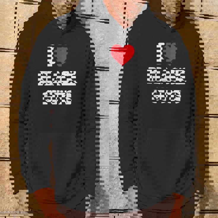 I Love Black Guys I Heart Black Guys Hoodie Lifestyle