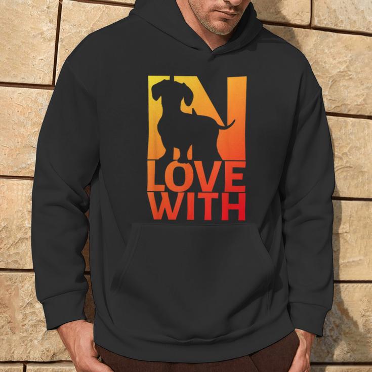 In Love With Dachshund Kapuzenpullover Lebensstil