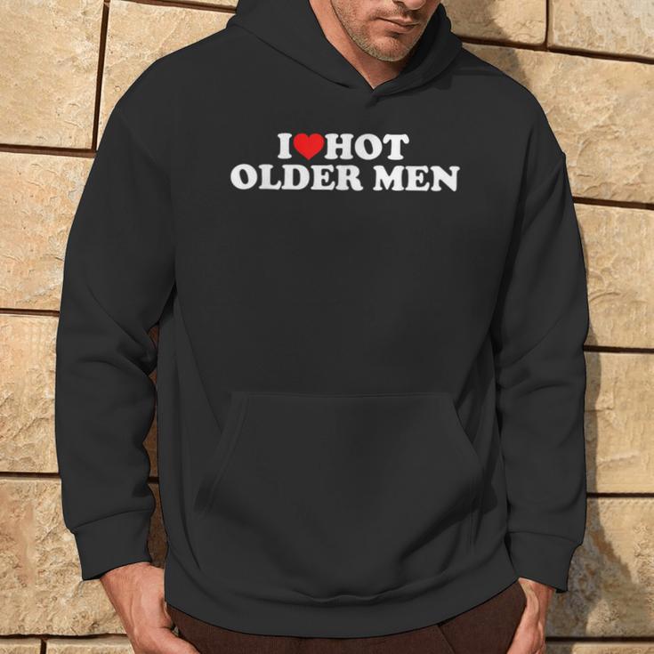 I Love Hot Older Men Kapuzenpullover Lebensstil