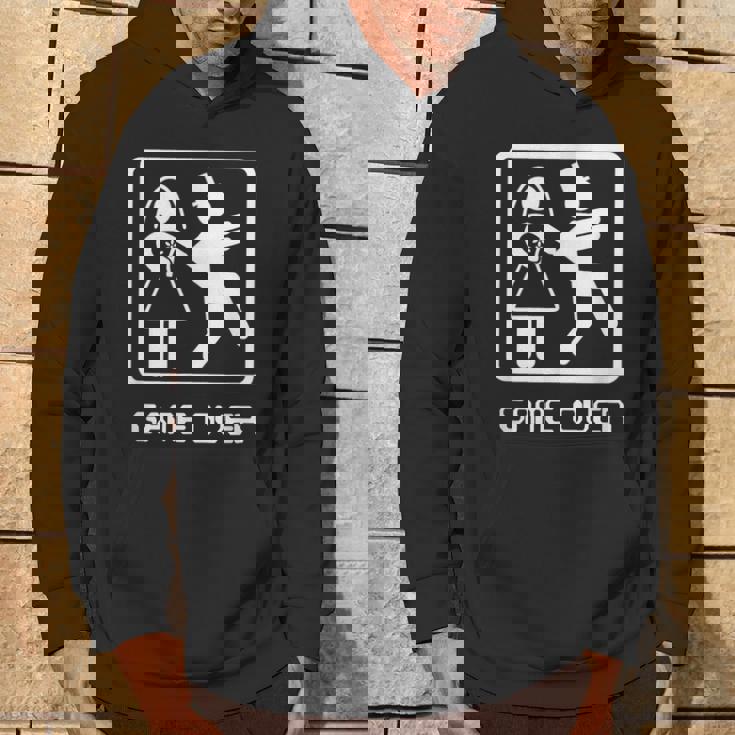 Maglia Game Over Camiciaideo Gamer Bachelor Wedding Groom Felpa con cappuccio Estilo de vida