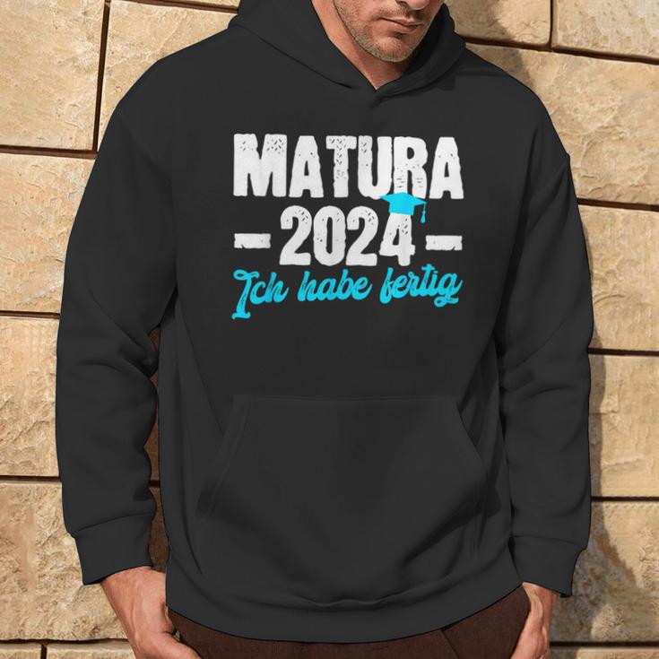 Matura 2024 Ich Habe Fertig Matura Bestanden Kapuzenpullover Lebensstil