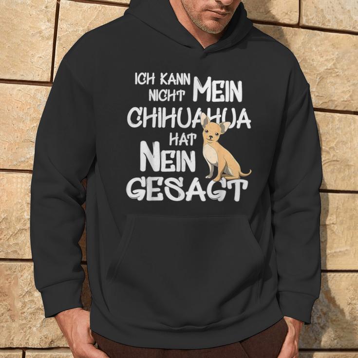 Mein Chihuahua Hat No Sagt Dog Holder Fun Kapuzenpullover Lebensstil