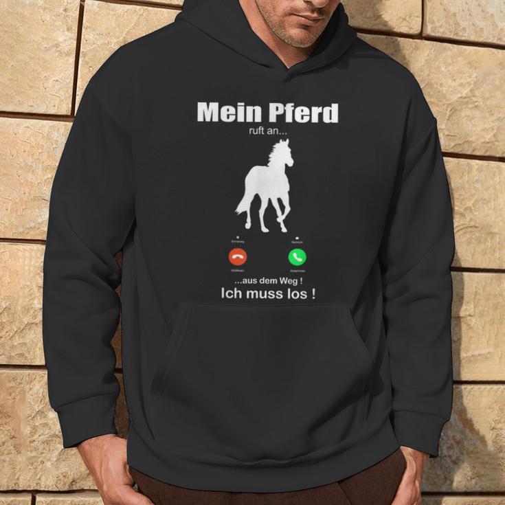 Mein Pferd Ruft An Pferde Kapuzenpullover Lebensstil