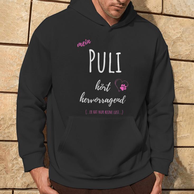 Mein Puli Hört Hervorragend Er Hat Nur Keine Lust Kapuzenpullover Lebensstil