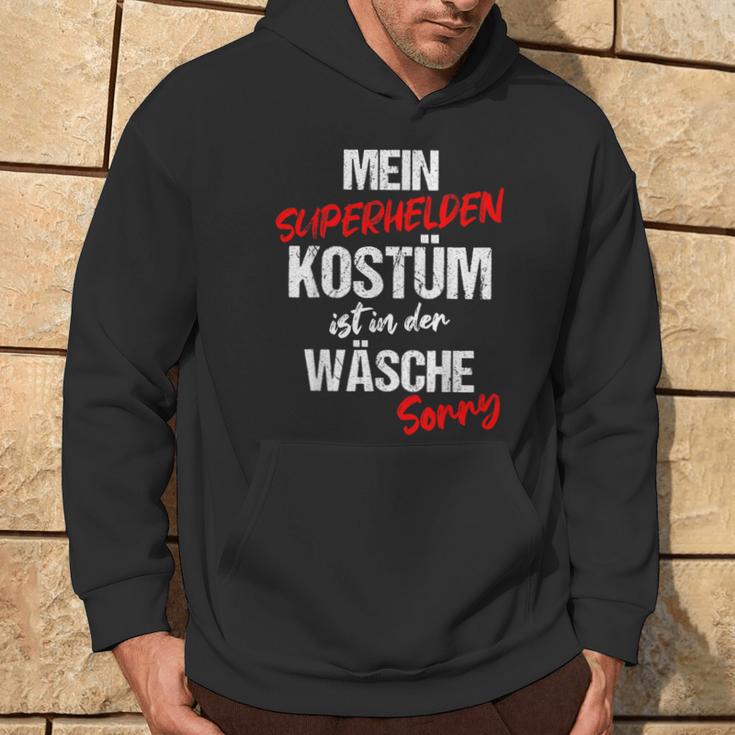 Mein Superhelden Kostüm Ist In Der Wäsche German Langu Kapuzenpullover Lebensstil