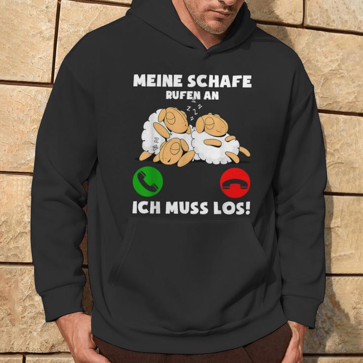 Meine Schafe Rufen An Ich Muss Los Kapuzenpullover Lebensstil